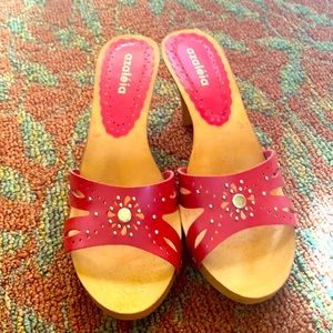 Red Sandals